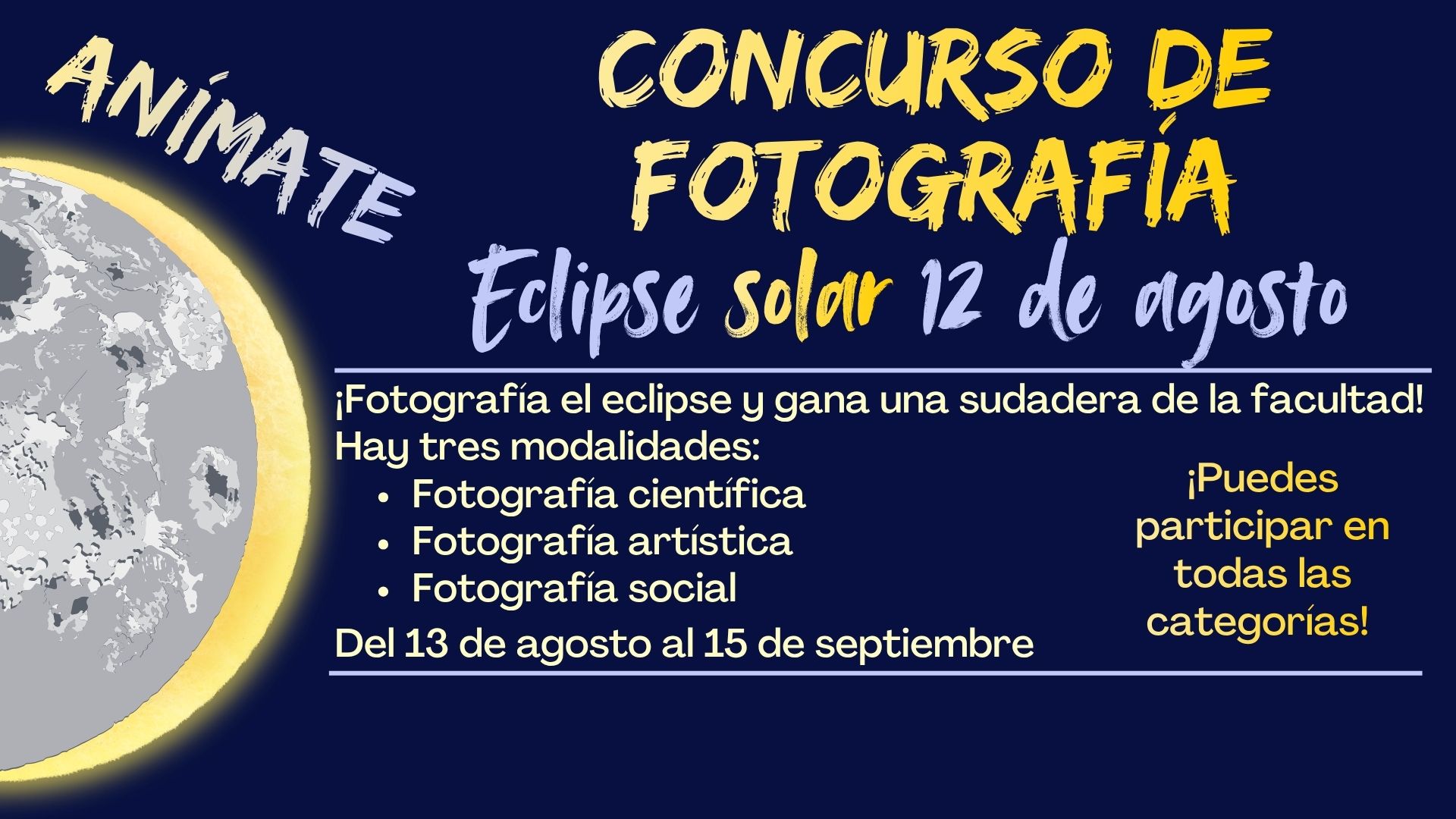 Concurso de Fotografía Eclipse 12 agosto